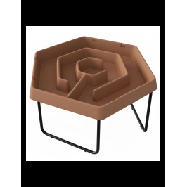 MASTERKIDZ Sześciokątny Stolik Do Zabawy Piaskiem i Wodą Labirynt Regulowana Wysokość MASTERKIDZ Sześciokątny Stolik Do Zabawy Piaskiem i Wodą Labirynt Regulowana Wysokość