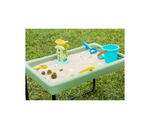 MASTERKIDZ Prostokątny Stolik Do Zabawy Piaskiem I Wodą Regulowana Wysokość