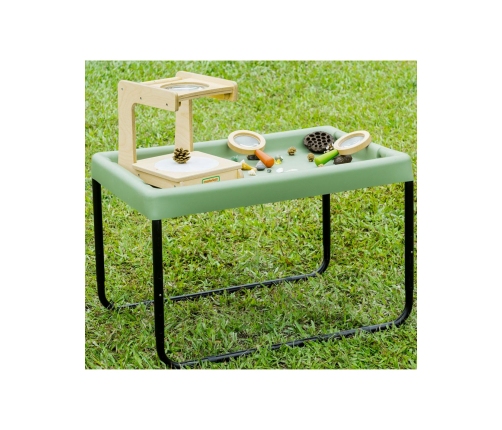 MASTERKIDZ Prostokątny Stolik Do Zabawy Piaskiem I Wodą Regulowana Wysokość