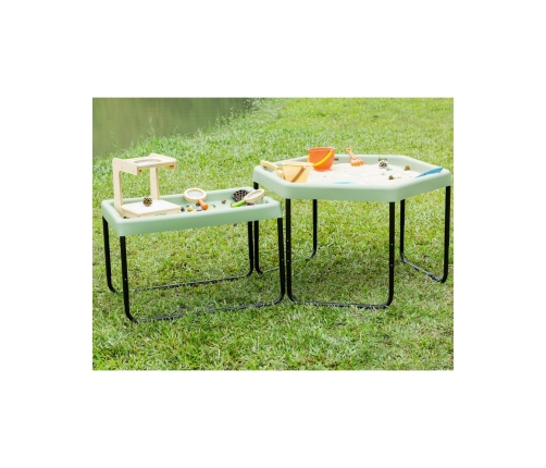 MASTERKIDZ Prostokątny Stolik Do Zabawy Piaskiem I Wodą Regulowana Wysokość