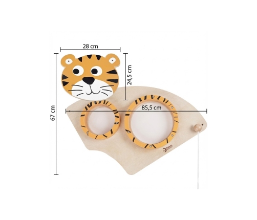 CLASSIC WORLD EDU Muzyczna Tablica Ścienna TYGRYSEK