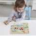 TOOKY TOY Drewniane Interaktywne Puzzle Pojazdy