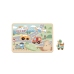 TOOKY TOY Drewniane Interaktywne Puzzle Pojazdy