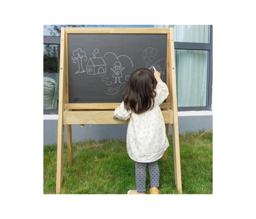 CLASSIC WORLD EDU Drewniana Tablica Kredowa Edukacyjna