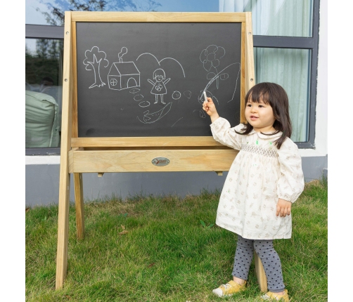 CLASSIC WORLD EDU Drewniana Tablica Kredowa Edukacyjna