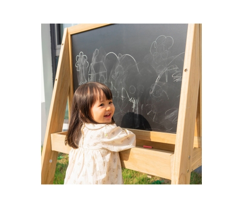 CLASSIC WORLD EDU Drewniana Tablica Kredowa Edukacyjna