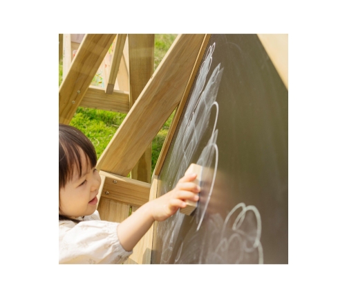 CLASSIC WORLD EDU Drewniana Tablica Kredowa Edukacyjna