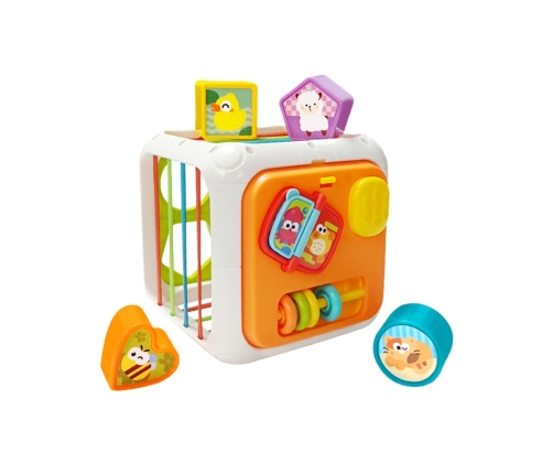 WOOPIE Kostka Edukacyjna Sorter 4w1 Kształty 18m+