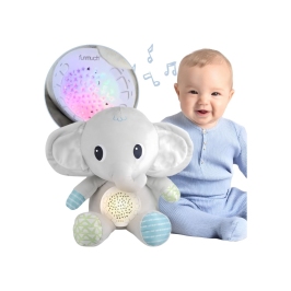 WOOPIE BABY Przytulanka Słonik Z Projektorem Uspokajacz 12 Melodii WOOPIE BABY Przytulanka Słonik Z Projektorem Uspokajacz 12 Melodii