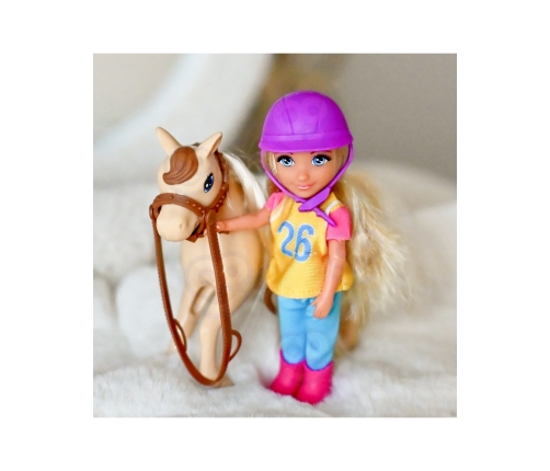 WOOPIE ROYAL Zestaw Laleczka Jeździec z Koniem