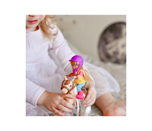 WOOPIE ROYAL Zestaw Laleczka Jeździec z Koniem