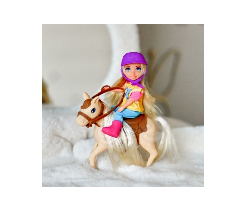 WOOPIE ROYAL Zestaw Laleczka Jeździec z Koniem