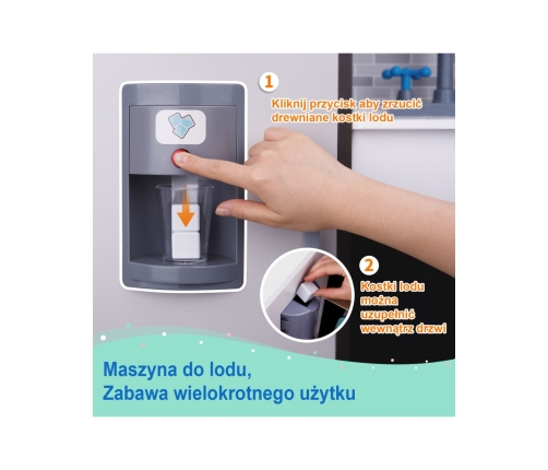 TOOKY TOY Kuchnia Drewniana Nowoczesna Akcesoria