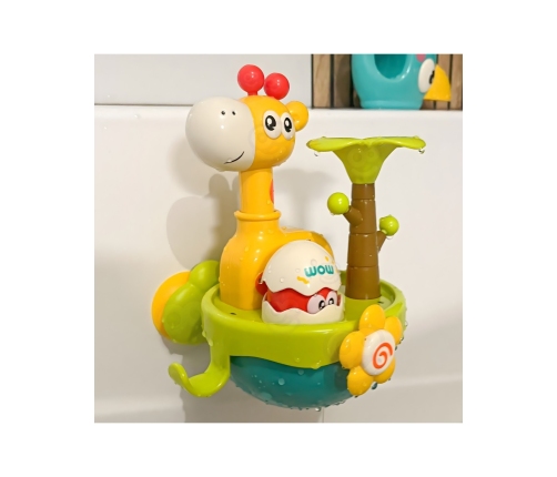 WOOPIE BABY Zabawka do Kąpieli Żyrafa z Lejkiem na Przyssawke