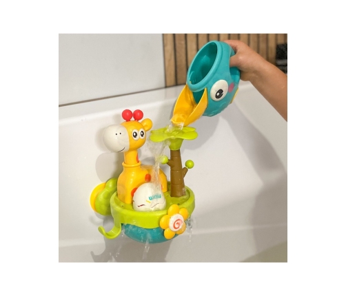 WOOPIE BABY Zabawka do Kąpieli Żyrafa z Lejkiem na Przyssawke