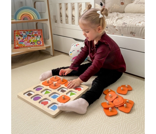 Viga Memory Gra Pamięciowa Zgadnij Obrazki 10 Kart Montessori