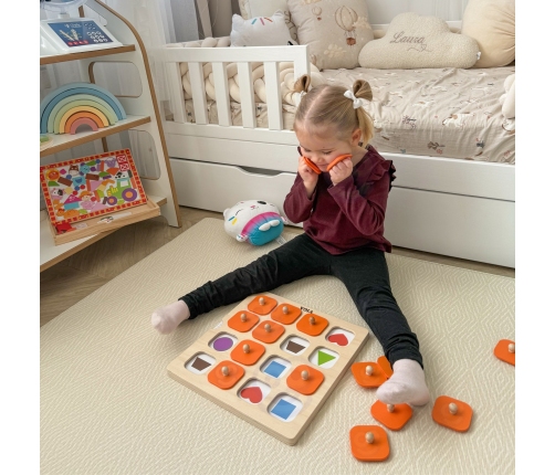 Viga Memory Gra Pamięciowa Zgadnij Obrazki 10 Kart Montessori