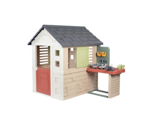 SMOBY Domek z Warsztatem + 39 akcesoriów