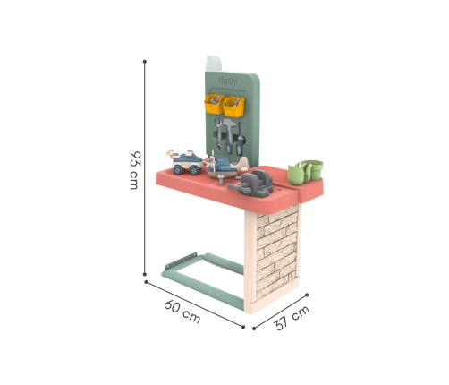 SMOBY Domek z Warsztatem + 39 akcesoriów
