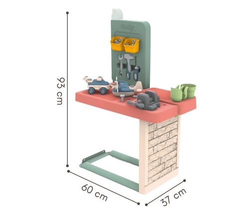 SMOBY Stolik Dostawka Warsztat z akcesoriami