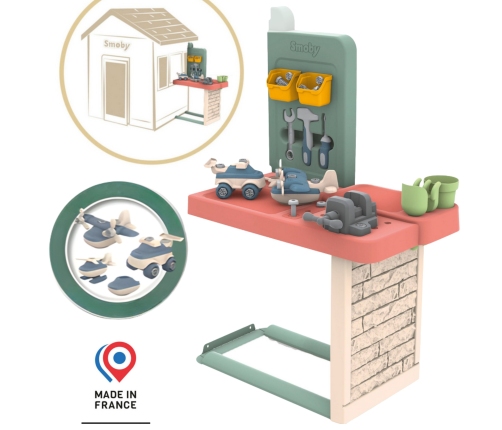 SMOBY Stolik Dostawka Warsztat z akcesoriami