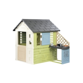 SMOBY Life Domek Ogrodowy PRETTY z Kuchnią + 17 Akcesoriów