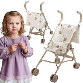 WOOPIE Wózek Dla Lalek Spacerówka w Misie