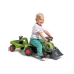 FALK Traktorek Jeździk Baby Claas z Koparką Łyżką i Przyczepą
