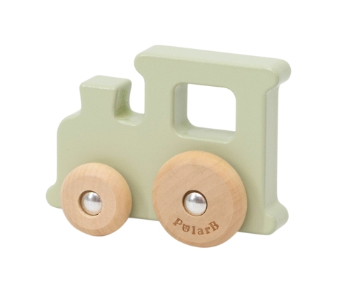 VIGA Zestaw Drewnianych Kolorowych Pojazdów 4szt. z Serii PolarB