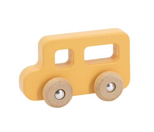 VIGA Zestaw Drewnianych Kolorowych Pojazdów 4szt. z Serii PolarB