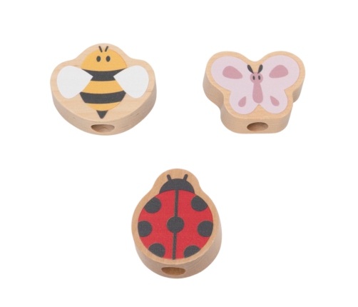 VIGA PolarB Drewniane Kolorowe Koła Zębate Montessori