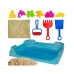 WOOPIE Piasek Kinetyczny 0,5 kg Zestaw Stolik z Foremkami