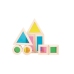 TOOKY TOY Drewniane Kolorowe Klocki Lustra Zestaw 8 el. FSC