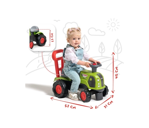 FALK Jeździk Traktor Pchacz Baby Claas Arion 470 z Klaksonem