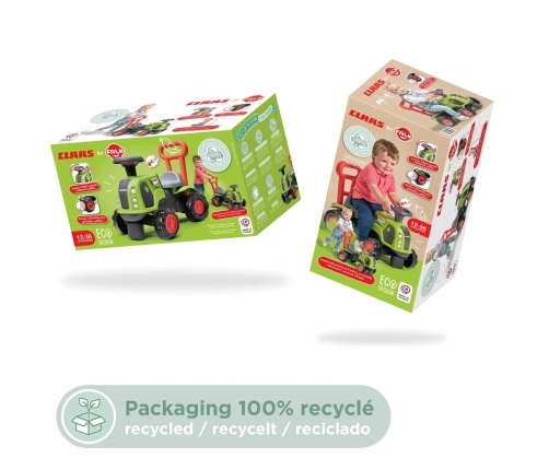 FALK Jeździk Traktor Pchacz Baby Claas Arion 470 z Klaksonem