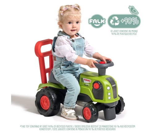 FALK Jeździk Traktor Pchacz Baby Claas Arion 470 z Klaksonem