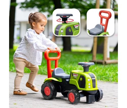 FALK Jeździk Traktor Pchacz Baby Claas Arion 470 z Klaksonem