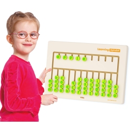 Viga Toys Tablica Sensoryczna Nauka Alfabetu Viga Toys Tablica Sensoryczna Nauka Alfabetu