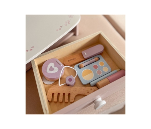 Viga Drewniana Toaletka z Akcesoriami Kącik Małej Księżniczki