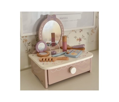 Viga Drewniana Toaletka z Akcesoriami Kącik Małej Księżniczki