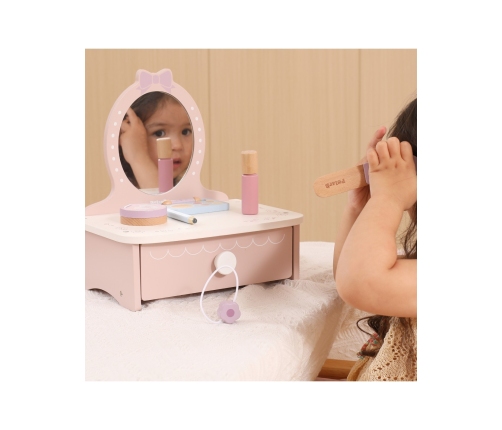 Viga Drewniana Toaletka z Akcesoriami Kącik Małej Księżniczki
