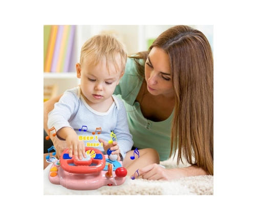 WOOPIE BABY Kierownica Samochodowa Interaktywna z Swiatłami Dźwiękiem