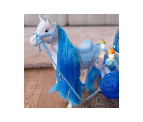 WOOPIE ROYAL Lalka Lodowa Księżniczka Lily i Magiczny Powóz Karoca Akcesoria