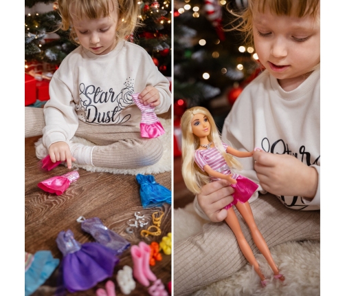 WOOPIE ROYAL Lalka Lili Modelka Stylistka Modowa z Akcesoriamii