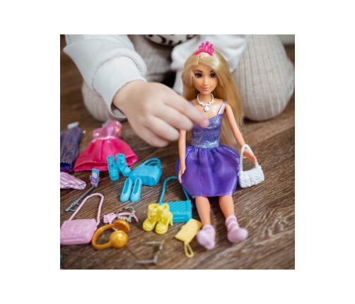 WOOPIE ROYAL Lalka Lili Modelka Stylistka Modowa z Akcesoriamii