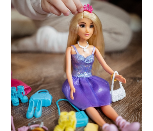 WOOPIE ROYAL Lalka Lili Modelka Stylistka Modowa z Akcesoriamii