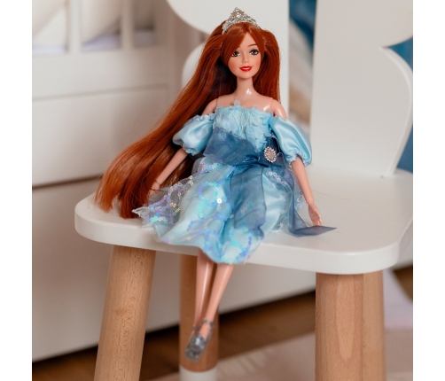 WOOPIE ROYAL Lalka Emi w Błękitnej Sukience Tiulowej