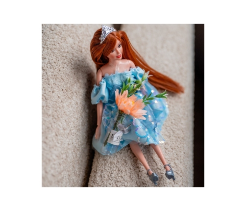 WOOPIE ROYAL Lalka Emi w Błękitnej Sukience Tiulowej