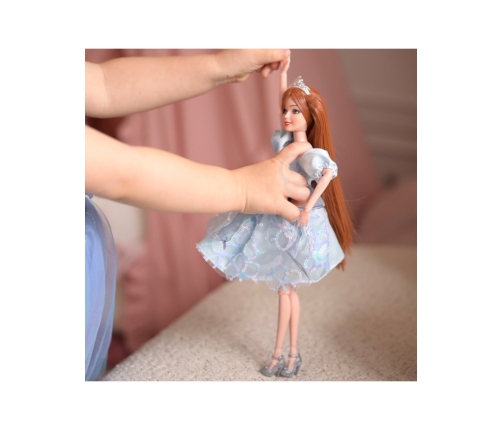 WOOPIE ROYAL Lalka Emi w Błękitnej Sukience Tiulowej