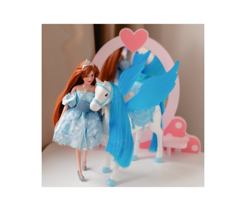 WOOPIE ROYAL Lalka Emi w Błękitnej Sukience Tiulowej